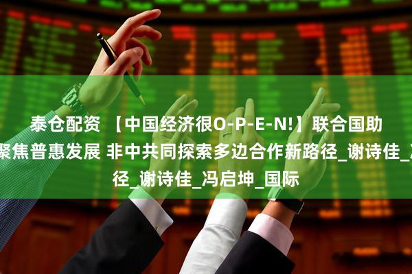 泰仓配资 【中国经济很O-P-E-N!】联合国助理秘书长：聚焦普惠发展 非中共同探索多边合作新路径_谢诗佳_冯启坤_国际
